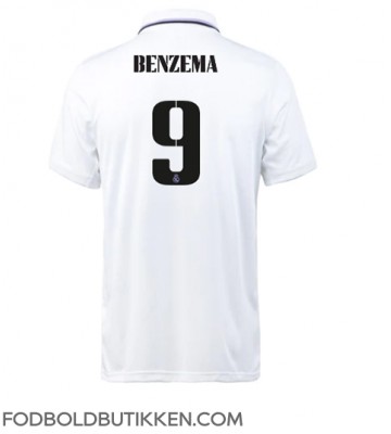 Real Madrid Karim Benzema #9 Hjemmebanetrøje 2022-23 Kortærmet